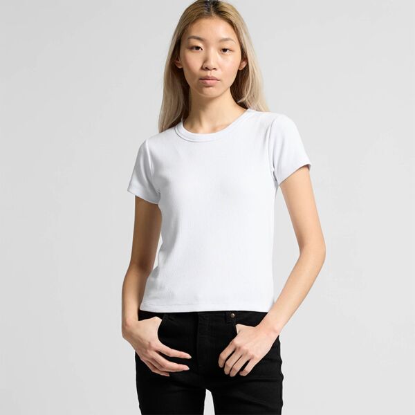 Womens Organic Rib Tee Thumbnail