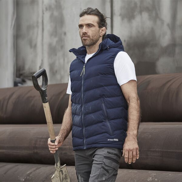 Unisex Streetworx Hooded Puffer Vest Thumbnail